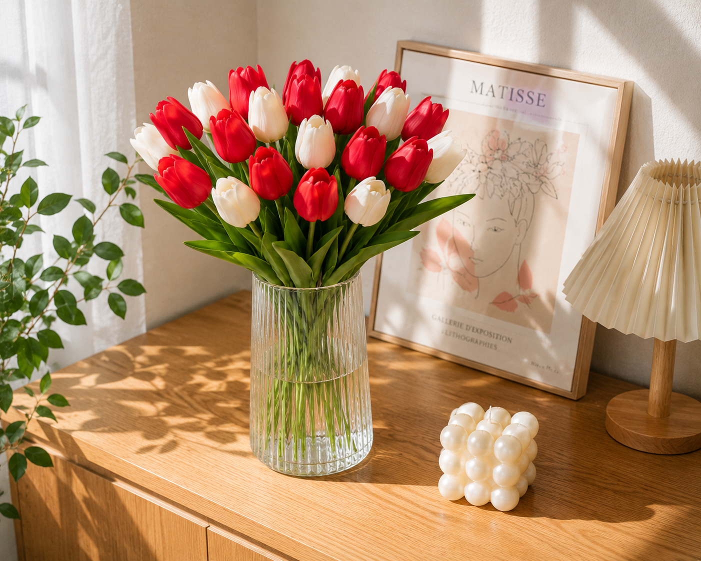 3/5/10/15/20pcs Tulips Artificial Flowers