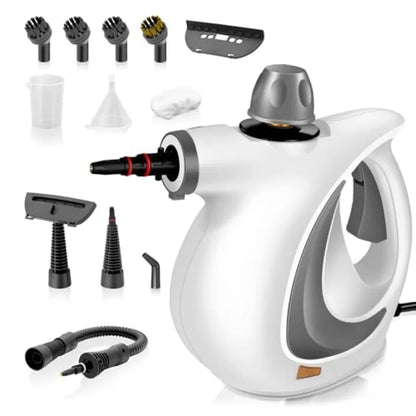 Pressurized Handheld Steam Cleaner for home with 12pcs Accessories