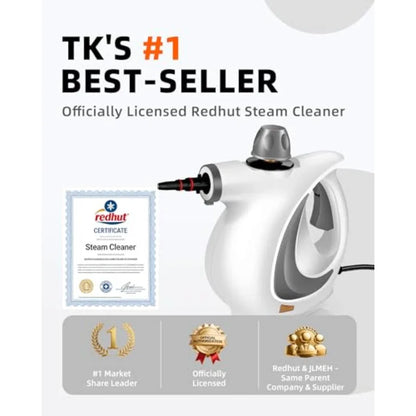Pressurized Handheld Steam Cleaner for home with 12pcs Accessories