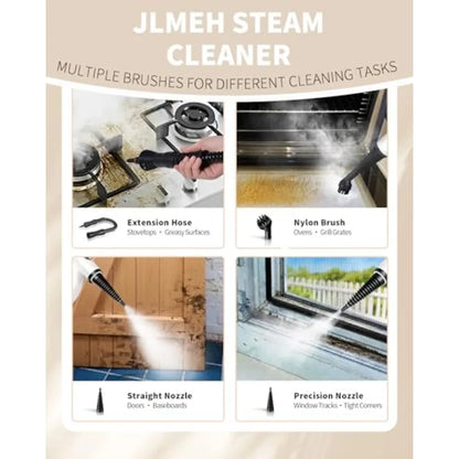 Pressurized Handheld Steam Cleaner for home with 12pcs Accessories