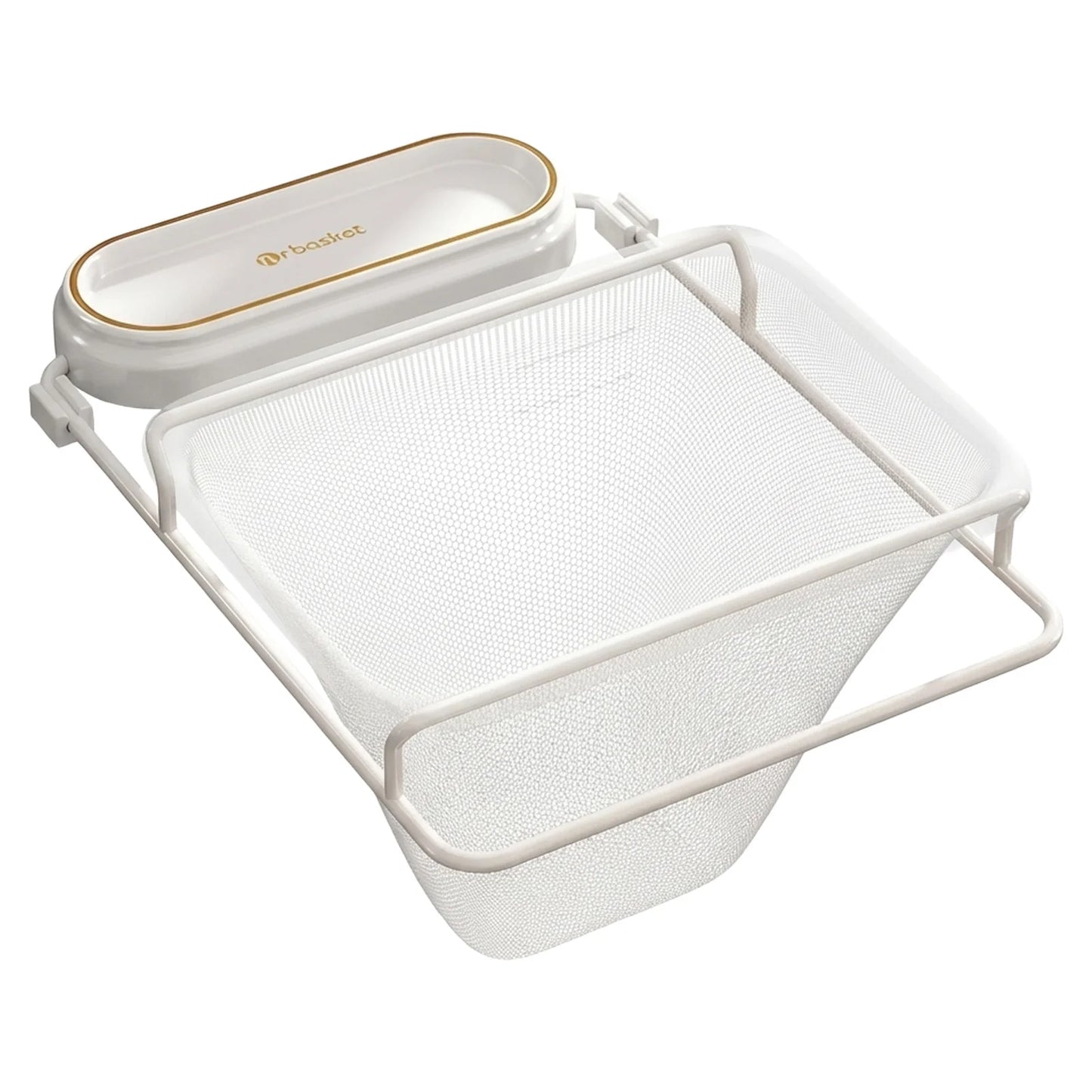 Food Grade PP Sink Strainer Basket Rack With Foldable Space Saving Design
