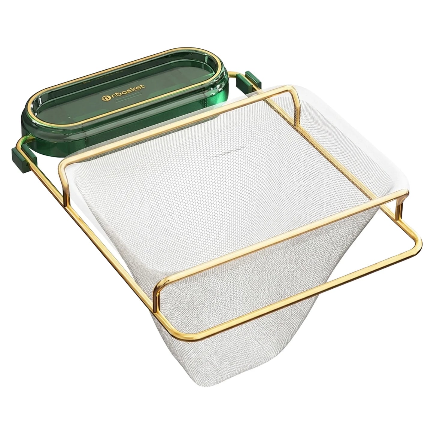 Food Grade PP Sink Strainer Basket Rack With Foldable Space Saving Design